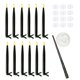 thumbnail image 2 of Hanging Floating Flameless Candles Christmas Candles Black A, 2 of 5