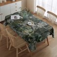 thumbnail image 2 of Snow Camo Tree Trunks Pattern Rectangle Tablecloth 60"x84",Waterproof Polyester Rectangle Table Cloth, Wipeable Spillproof Polyester Tablecloth for Dining, Camping, Indoor and Outdoor, 2 of 5