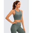 thumbnail image 2 of Top Deportivo CRZ YOGA Butterluxe Cuello Alto con Tirantes Gris Talla L, 2 of 5