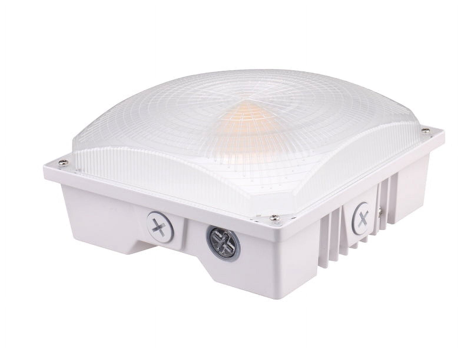 Green Light Depot LED Canopy Light - 40W - Outdoor Parking Garage Light - PGD - White - (UL+DLC 5.1)