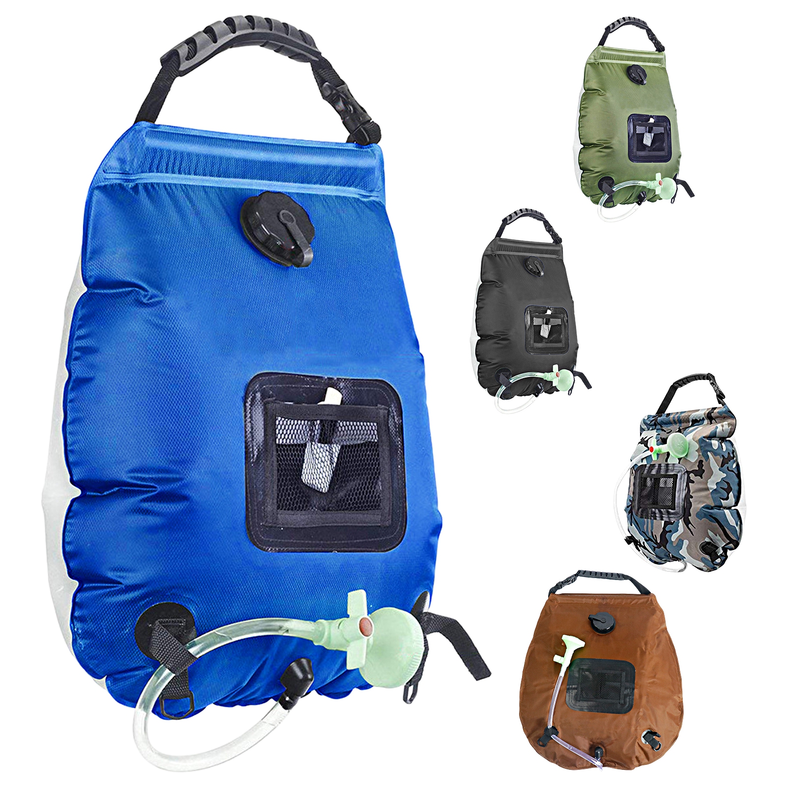 Meidiya 20L Outdoor Shower Bag Solar Concentrating Folding AntiLeakage