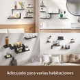 thumbnail image 4 of Kit 5 Repisas Flotantes,Estantes Flotantes de Almacenamiento y Decoración, Repisas para Recamara Baño, Libros, Cocina, 4 of 8