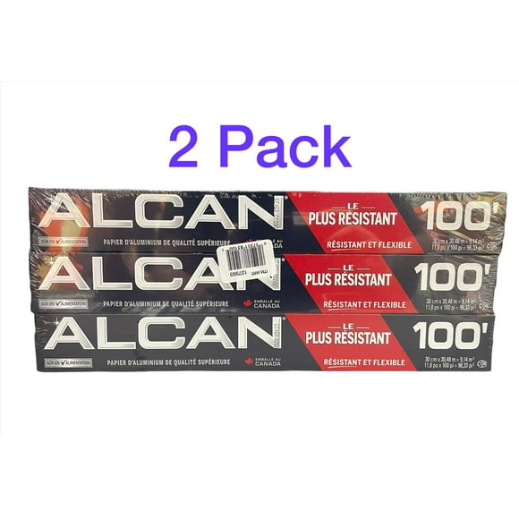 Alcan Aluminum Foil Wrap, 11.8 in. × 656.3 ft. (2 Pack)