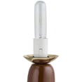 thumbnail image 3 of Livabliss Opal Cottage Accent Table Lamp, 17-inch, Brown with White Shade, 3 of 5