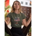 thumbnail image 2 of American Grown Surniamese Roots T-Shirt Women -Smartprints Designs, Female 4X-Large, 2 of 4