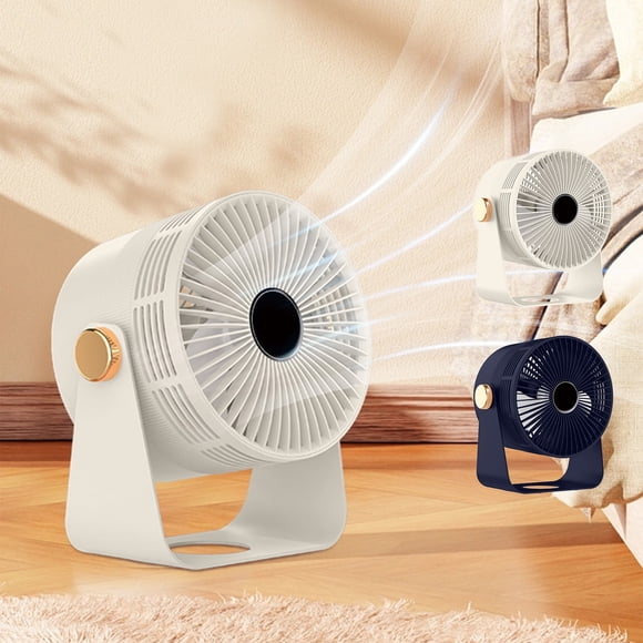 Sentmoon Small Fan Personal Fan Fans for Home Bedroom Table Wind Circulator Fan for Whole Room 16ft Strong Airflow 90 Degree Adjustable Tilt Low Noise 3 Speed