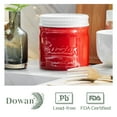thumbnail image 4 of DOWAN Pot à Beurre en Porcelaine avec Couvercle, Rouge, 4 of 7