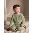 thumbnail image 6 of Modern Moments by Gerber Baby Boy or Girl Gender Neutral Long Sleeve Velour Top & Pant, 2-Piece Outfit Set, Sizes 0/3-24 Months, 6 of 14