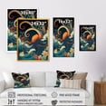 thumbnail image 4 of Designart Japanese Landscape With Octopus V Canvas Wall Art, 4 of 5