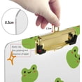 thumbnail image 4 of Coolnut Cute Frog Clipboard, Acrylic Standard A4 Letter Size Clip Board with Low Profile Clip for Office, Classroom, Doctor, Nurse and Teacher, 12.5"x9", 4 of 7