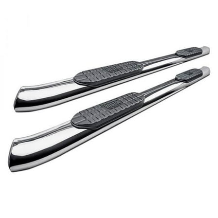 Westin Automotive WES21-53930 5 in. Pro Traxx Cab Length Polished Oval Tube Step Bars for 2015-2017 Ford F150 Supercab, 2017-2021 Ford F250 & F350 - Stainless Steel