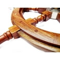 thumbnail image 4 of Wooden Ship Wheel (Natural Wood) - (36 Inches), 4 of 5