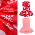 thumbnail image 3 of cyeollo Vestido Navideño para Perro Pequeño Paquete de 2 Traje de Muñeco de Nieve XS, 3 of 5