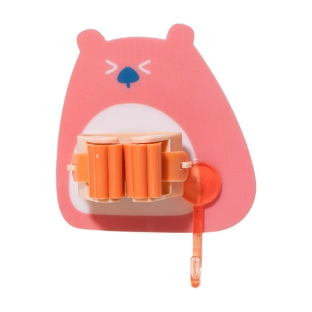 

Yoslce Home Wall Mounted Mop Organizer Holder Brush Mop Hanger Storage Rack Kitchen Tool