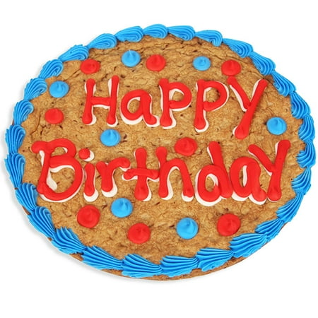 happy birthday cookie cake