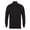 Black, variant on Henbury Mens 1/4 Zip Long Sleeve Sweater