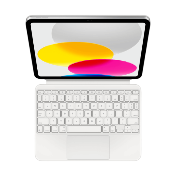 Open Box Apple Magic Keyboard Folio for iPad 10.9” (10th Gen & 11th Gen A16) with Trackpad - English - White