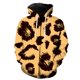 thumbnail image 1 of Sudadera con capucha y cremallera para hombre, con textura de piel de animal, moda de primavera, manga larga, talla grande, informal, para adolescentes, ropa de calle, estampado 3D, unisex, 1 of 6