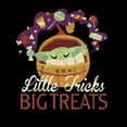 thumbnail image 2 of Boy's Star Wars: The Mandalorian Halloween Grogu Big Treats  Graphic Tee Black Small, 2 of 5