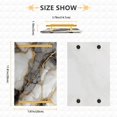 thumbnail image 3 of Iauyy Modern Square Bathroom Tray with Handles - Acrylic & Aluminum Alloy Vanity Countertop Organizer ，Around The Golden Lines, 3 of 7