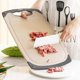 thumbnail image 3 of Chopping Boards Set, 3 Pack Plastic Cutting Board BPA Free Professional Kitchen Coloured Cutting Boards with Non-Slip Feet,Dishwasher Safe and Easy to, 3 of 4