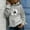 Gray, variant on Patlollav Sweatshirts for Women 2022,Flash Picks Women's Casual Hoodies Jumper Tops Sunflower Print Sweatshirt Hooded Sweater