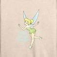 thumbnail image 3 of Tinker Bell - Think Happy Thoughts - Ladies French Terry Long Sleeve Shirt, 3 of 5