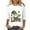 White2, variant on Zedker St Patricks Day Shirt Women 3/4 Sleeve Irish Shamrock Graphic Tee Festival Tops Green Clover Clothes Funny Gift
