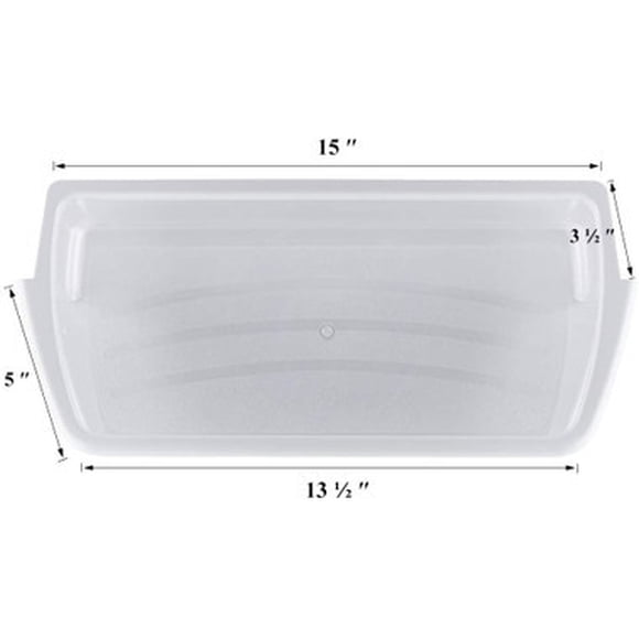 Door Shelf Bin Compatible with Whirlpool Refrigerator W10321304 ( 2 PCs )