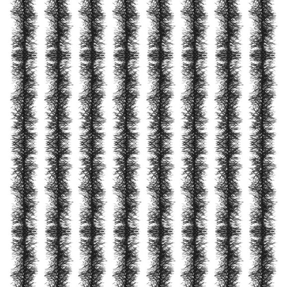 Uxcell 5Ft Feather Boa, 8 Pcs Artificial Fluffy Feather Boas Party Decorations for DIY Crafts, Wedding Costume, Christmas, Concert, Halloween, Home Decor, Black