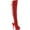 Red Faux Leather/Red Matte, variant on Women's Pleaser Delight 3019