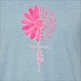 thumbnail image 5 of Wild Bobby, Butterfly Pink Ribbon Faith Hope Love, Breast Cancer Awareness, Men Premium Tri Blend Tee, Denim, Medium, 5 of 5