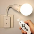 thumbnail image 1 of E27 LED Remote Control Plug Lamp Holder Light Base for Night Light Bedside Lamp (without Light Source), 1 of 7