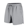 thumbnail image 2 of Men's Shorts Elastic Waist Big And Tall Under $10 Solid Color Polyester Outdoor Casual Sports Ice Silk Shorts, 2 of 8