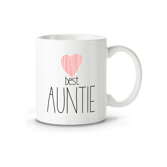 Best Auntie Coffee Mug - Aunt Christmas Gifts Birthday Mother's Day Presents - Best Ceramic Tea Cup 11oz