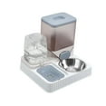 thumbnail image 3 of Alimentador automático y dispensador de agua Dispensador de agua para mascotas Almacenamiento de comida para mascotas Grande Gris Con Cuenco, 3 of 9