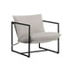 thumbnail image 1 of Ilios Innova | Silla de Acento Kyo Gris, Estilo Industrial Minimalista, Estructura Metálica Negra con Cojines Acolchados, Ideal para Sala, Recámara, Oficina o Estudio, 1 of 9