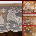 thumbnail image 4 of Vintage Lace Christmas Tablecloth Lace Decorative Table Cloth Xmas Decorations, 4 of 8
