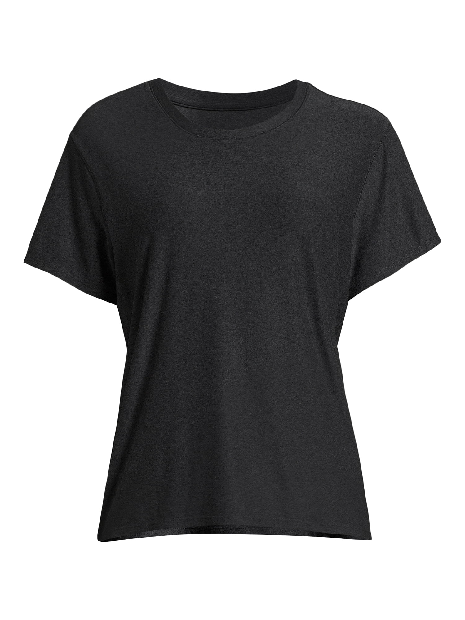 Athletic Works Women's and Women's Plus ButterCore Tee with Short Sleeves, Sizes XS-4X