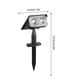 thumbnail image 3 of Luz de jardín LED solar impermeable con ciclo de gradiente de color, ángulo ajustable de 120 °, panel monocristalino de alta conversión, rotación libre, a prueba de óxido, clasificación IP44 para, 3 of 4