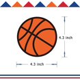 thumbnail image 4 of Pancarta de cumpleaños de baloncesto | Tema de baloncesto Happy Bday Bunting Sign, decoración de fiesta de baloncesto Namotu HMYH627, 4 of 6