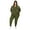 6543 Dark Green, variant on Womens Plus Size Two Piece Outfits Sweatsuits Casual Long Sleeve Set With Pockets