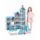 thumbnail image 1 of Xtellar Casa De Muñecas Bricolaje Castillo De Juguete Con Luces Celeste, 1 of 1