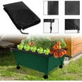 thumbnail image 4 of 2 Pcs Black Replacement Mulch Cover,Bexikou 20"x24" Planter Box Cover with Drawstring,Garden Raised Bed Cover,City Pickers Replacement Cover for Garden Planters Boxes Vegetables Flowers, 4 of 7