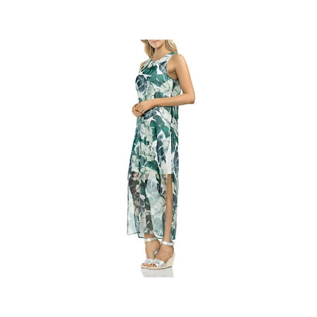 Vince Camuto Womens Tropic Heat Full-Length Printed Maxi Dress