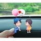 thumbnail image 4 of Adornos bonitos para parejas, adornos para salpicadero de coche, adorno para niña y niño, 4 of 4