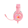 thumbnail image 2 of Audifonos Gamer Redragon Hylas H260P Rosa con Luz RGB, 2 of 5