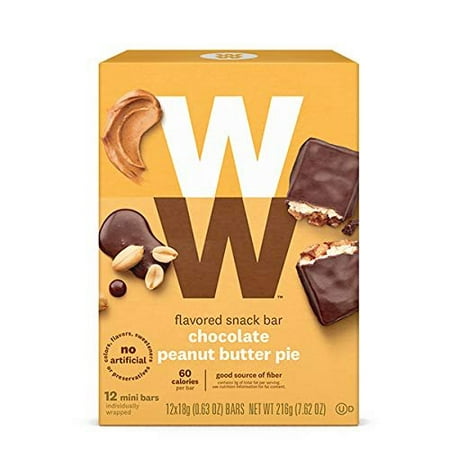 Weight Watchers Chocolate Peanut Butter Pie Mini Bar New (Best Chocolate Peanut Butter Pie)