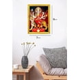 thumbnail image 2 of zig zag Durga Maa Photo Frame For Wall / Table / Pooja Room ( 7x9 inches, Acrylic Glass)Golden, 2 of 4