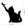 thumbnail image 4 of JZROCKER Metal Animal Black for Cat Decorative Silhouette Garden Stakes Outdoor Statues Lawn Yard Decorations Art, 4 of 5